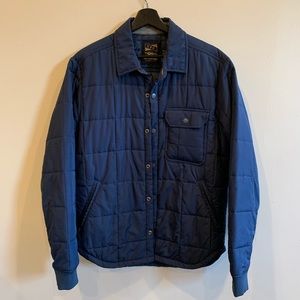 CPO Provision light quilted jacket w/ suede collar